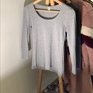 Long Sleeve Gray Shirt